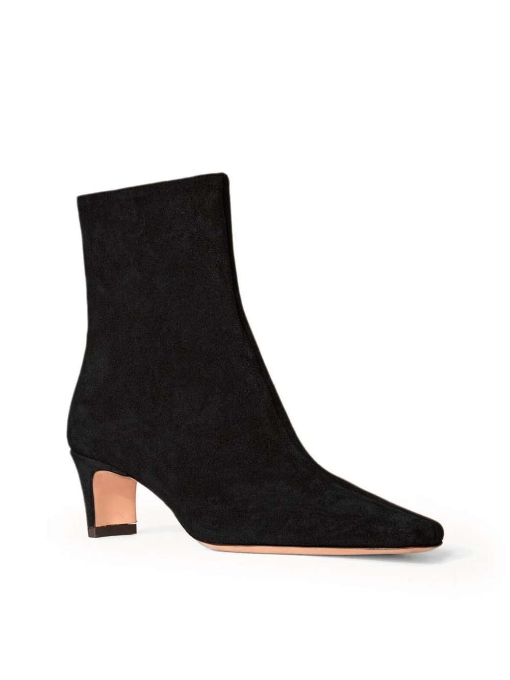 NWOT STAUD Wally Ankle Boot in Black Suede